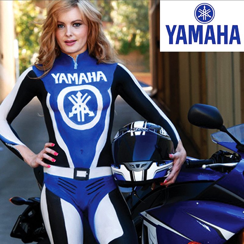 Bodypainting Yamaha Ad