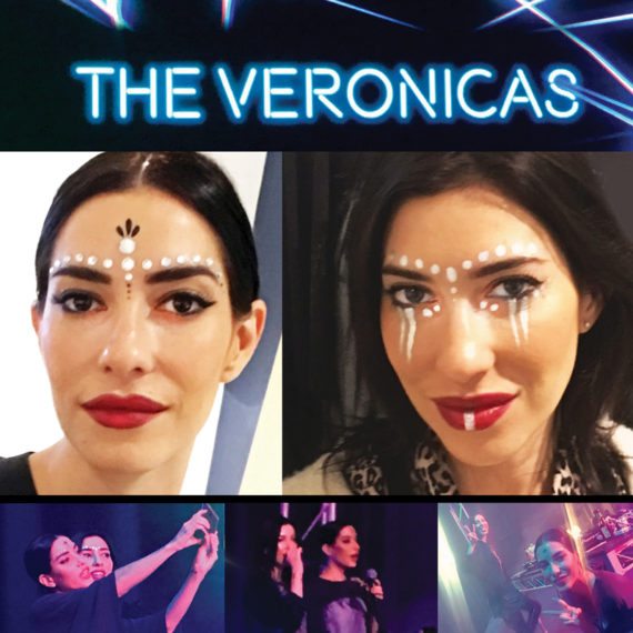 Makeup body painting Veronicas concert