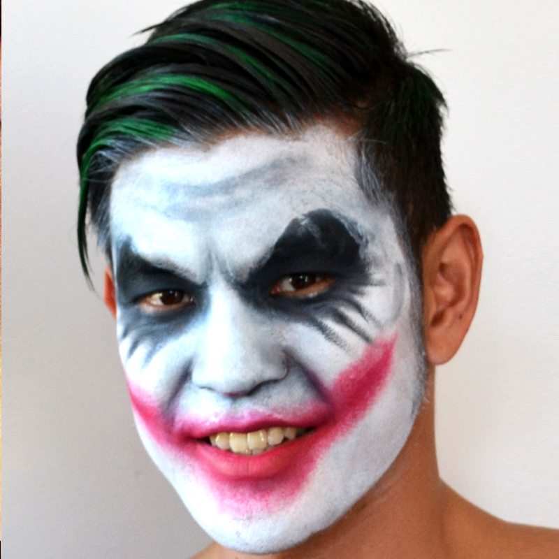 Featured image of post Easy Joker Face Paint The joker easy halloween makeup and face painting tutorial