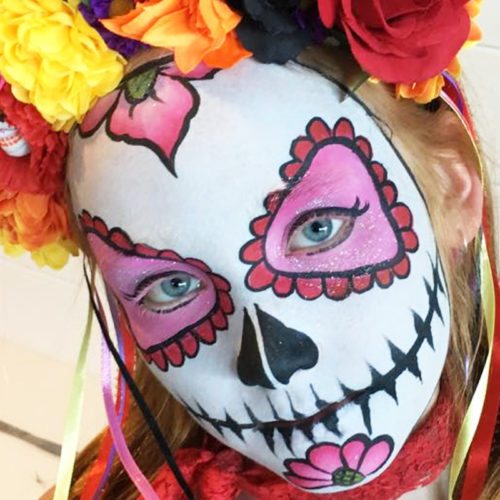 Bodypainting Halloween Day of the dead 1