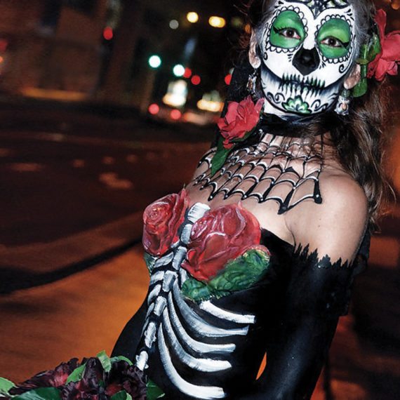 Bodypainting Halloween Day of the dead 2
