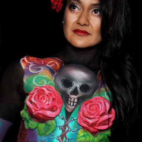 Bodypainting Halloween Day of the dead 3