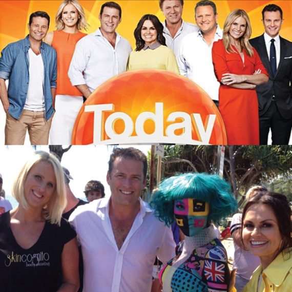 Bodypainting Today Show Nine Network