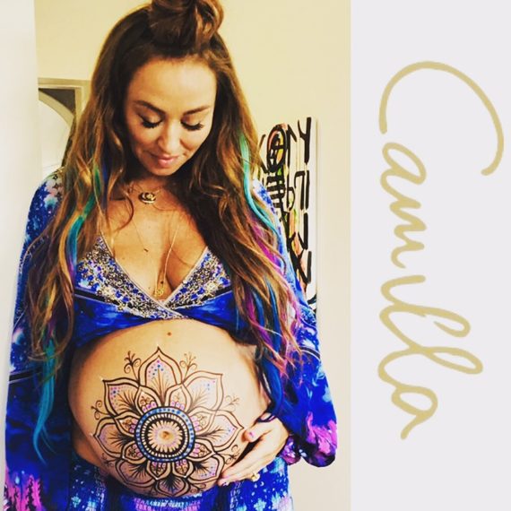 Camilla Franks belly painting